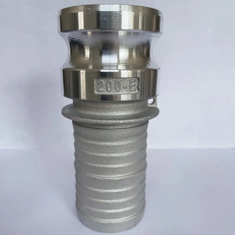 Aluminum Camlock Coulpings - Male Adapter x Hose Shank Type -E Size from 1/2 to 8 inches