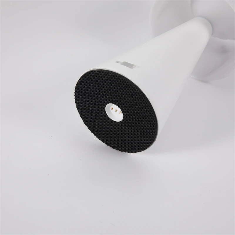 Mini G Shape Smart Desk Lamp, Cordless Bedside Table Lamp LED Wireless Charging Lamps with Speaker Alarm Clock