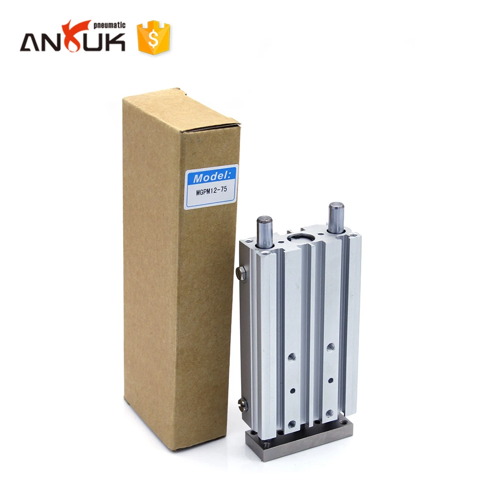 MGPM12-75 sliding bearings standard air cylinders with guide rod