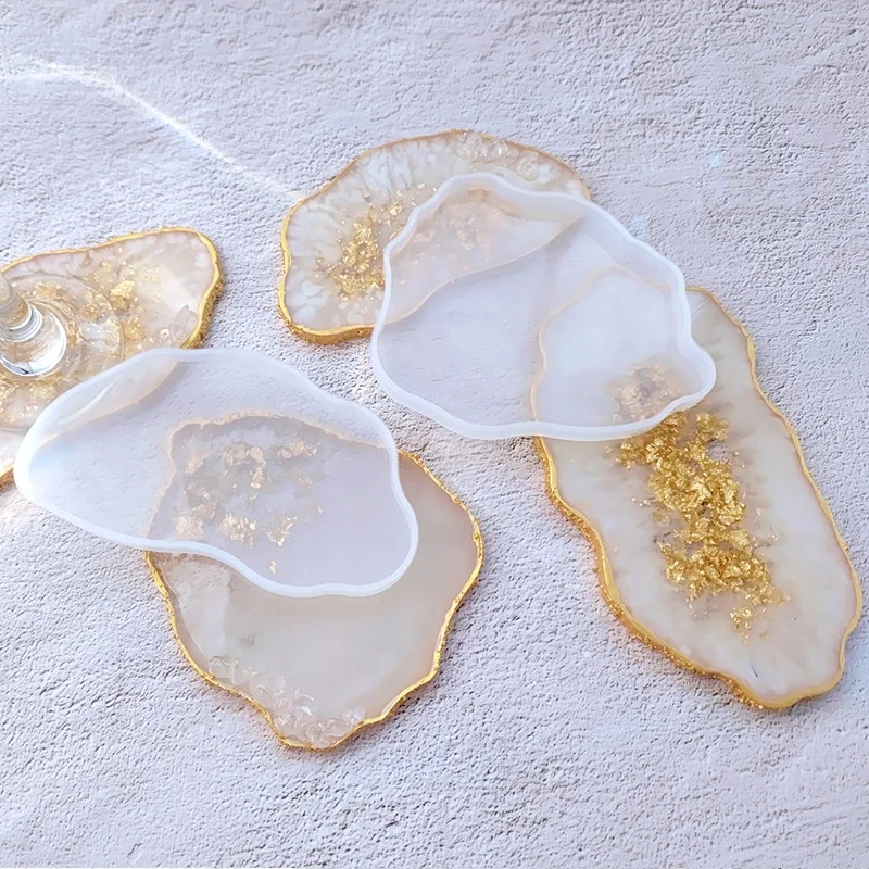 Формы для эпоксидной смолы нестандартные формы подставки под горку силиконовые литья Агат