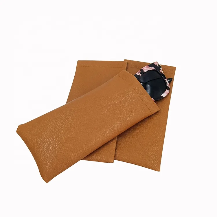 sunglasses bag logo plastic microfibre case cloth purple transparent glass bag