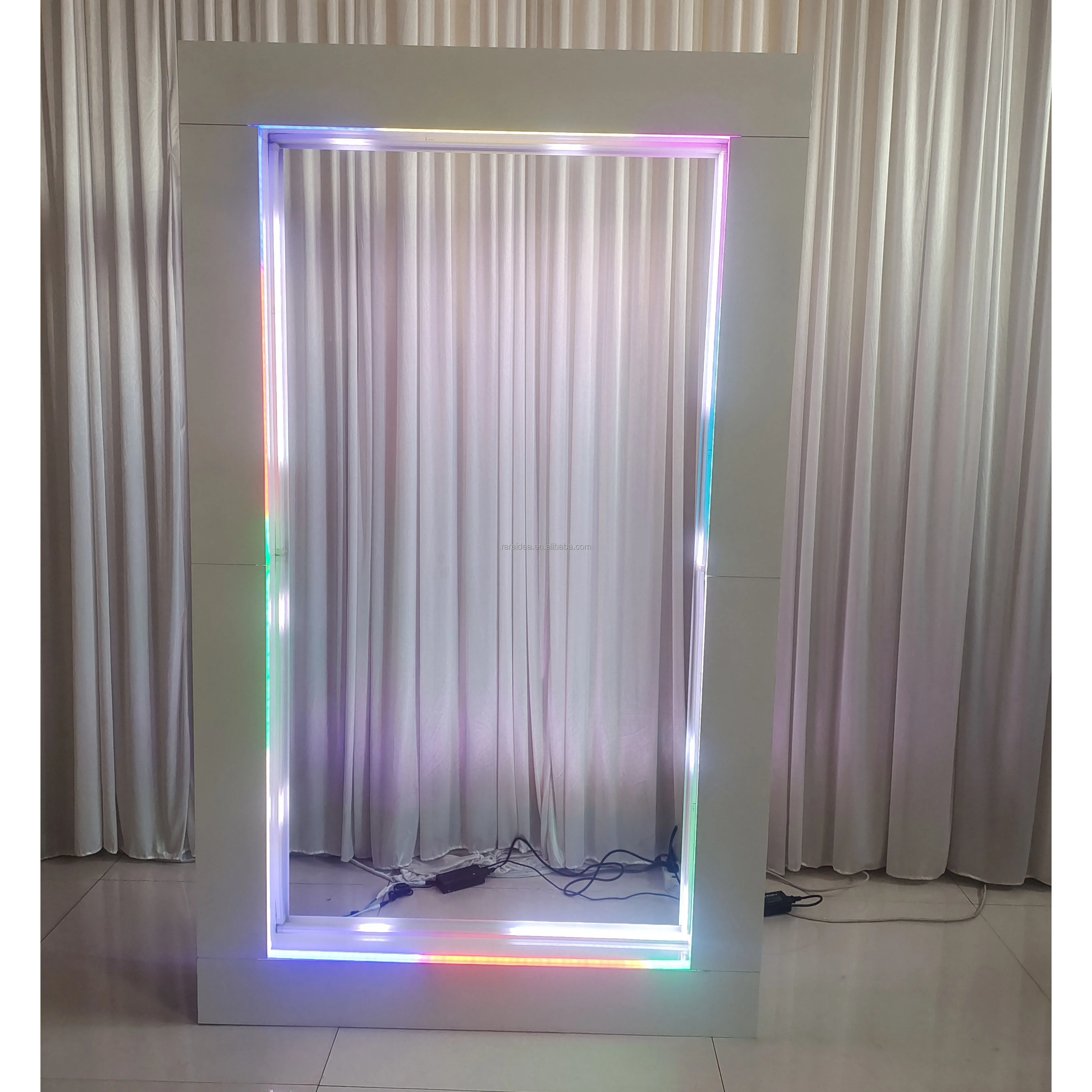 Wedding Party Event Decoration Background Photography Props Metal Magazine Photo Booth Box Backdrop Vogue Photo Booth Box