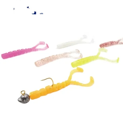 Free samples Mustad AJW-CHK 15PCS/BAG Mustad Fishing Soft Bait Lures Soft Bait Molds Fishing Soft Plastic Lures