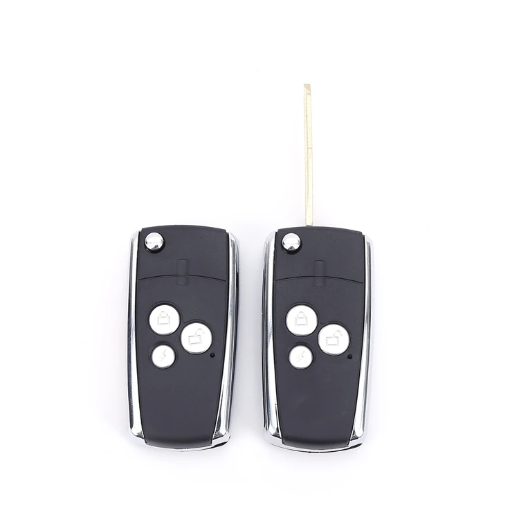 3 Buttons Remote Control Flip Key Shell Silicone Skin Car Emergency Remote Key Covers silicone