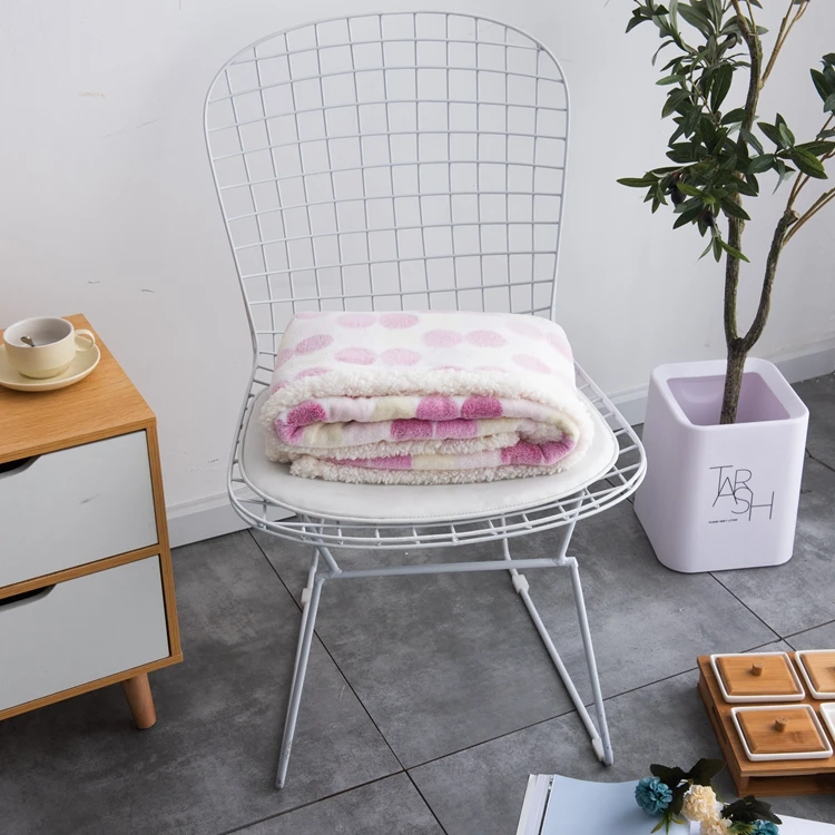 
The Dot Pattern Newborn Gift Monthly Baby Milestone Blanket Kids Swaddle Photo Blanket 