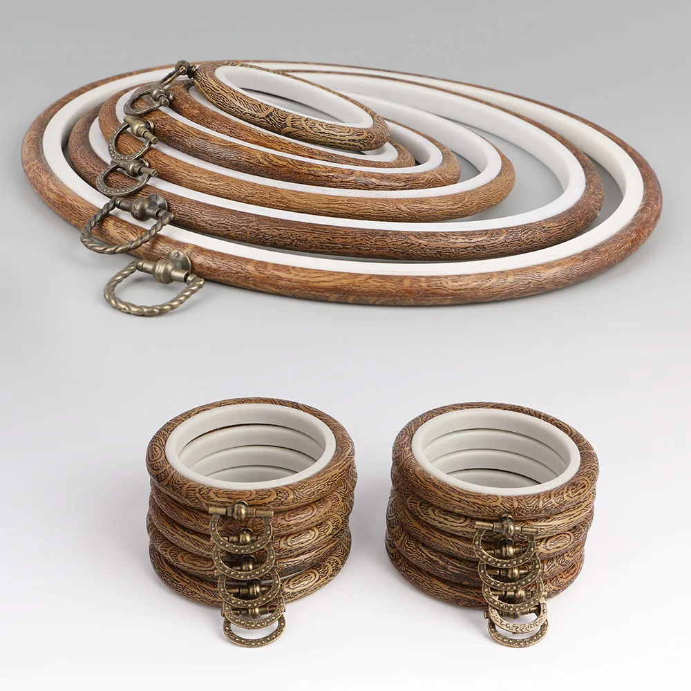 Embroidery Frame Hoops frame Imitated Wood Display Frame Embroidery Hoop
