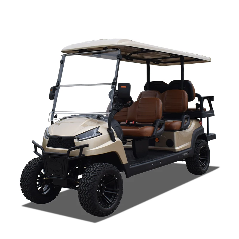ZYCAR Brand New Designed 6 Seater Electric Golf Cart Battery Operated Factory Price Cool Golf Buggy For Sale