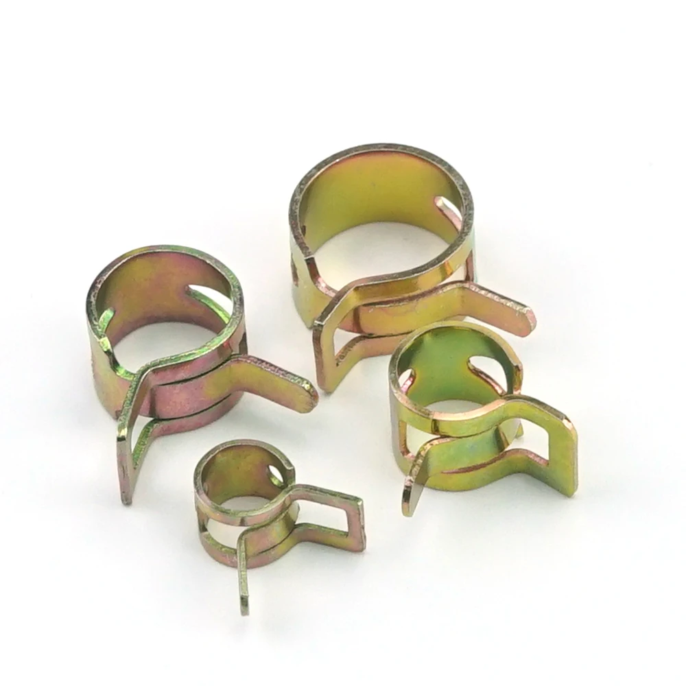Whole Sale Spring Band Hose Clamps Color Zinc  Silicone Vacuum Hose Action Pipe Clamp