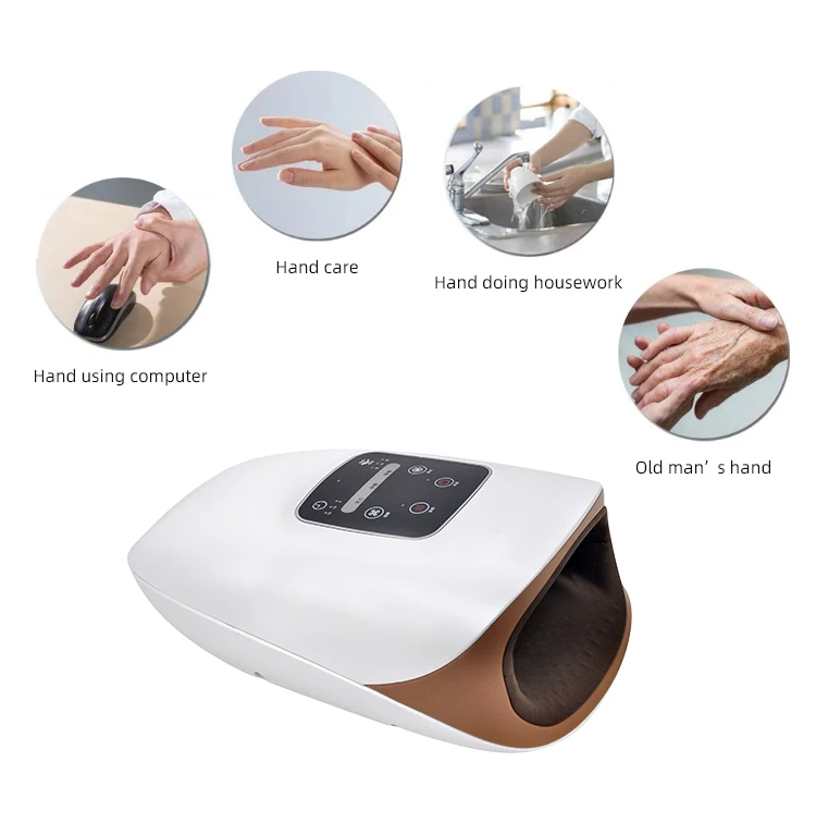 Wholesale price cordless vibrator acupressure electric hand held white heat shiatsu massager small hand device machine