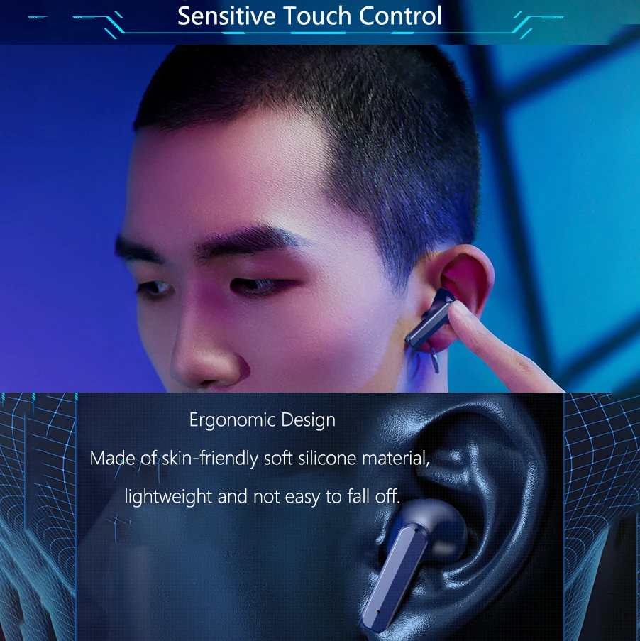 Factory Wholesale Headphones BT TWS Ear Wireless Earbuds TWS Headphones Earbuds