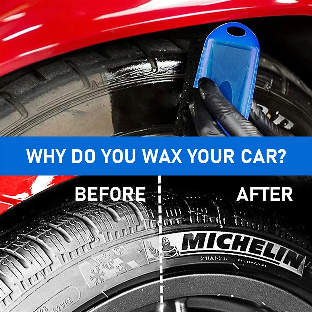 Wholesale Tire Gel Applicator Pads Tyre Cleaning Sponges Shining Polishing Dressing Car Tire Waxing Sponge