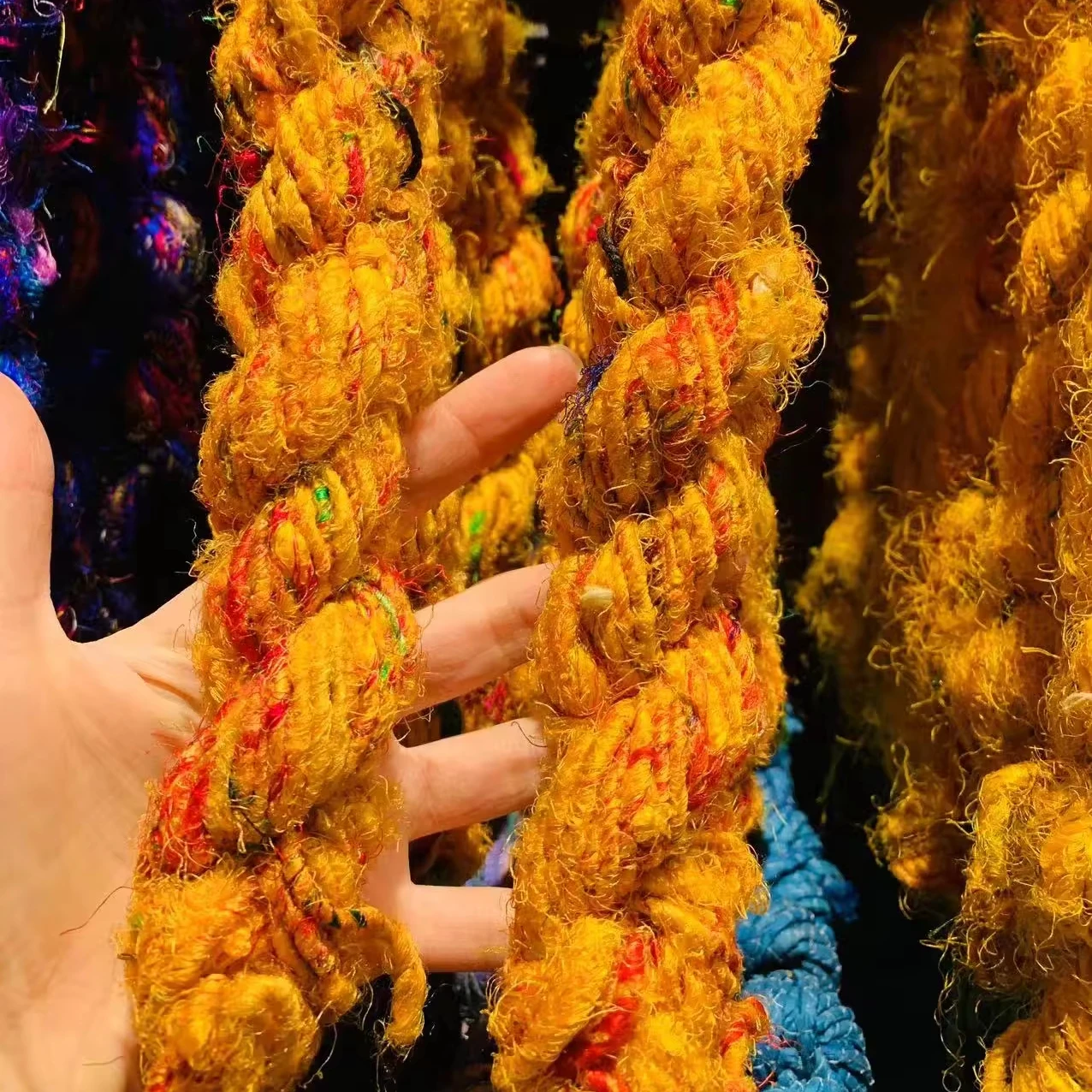 Wholesale Multicolored Imported Nepal Silk Yarn For DIY Jewelry Accessories