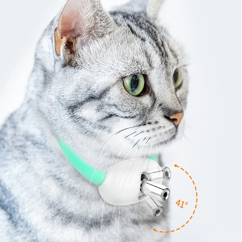 Automatic Cat Toys With Led Light,Upgraded Lengthened Light Head,Interactive Toys For Indoor Cats,Wearable Electronic Collar
