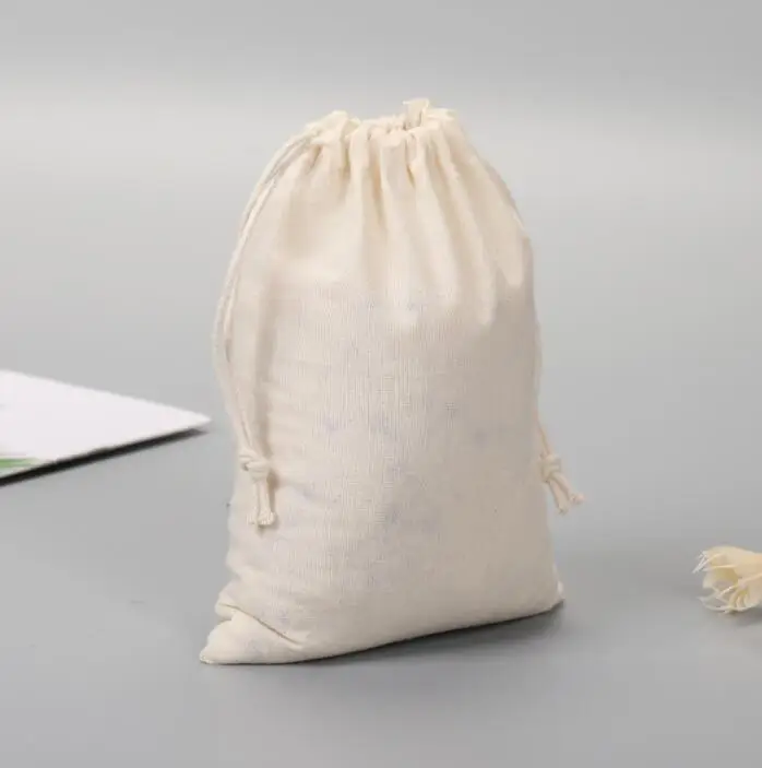 Factory Price Canvas Cotton Drawstring Shoe Bags Cloth Dust Bag Dustbag for shoes