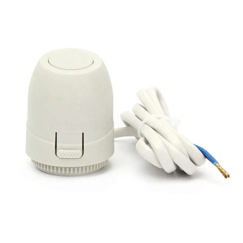 Electric Thermal Actuator Valve Head for Floor Heating Manifold Normally Open or Closed Thermostat