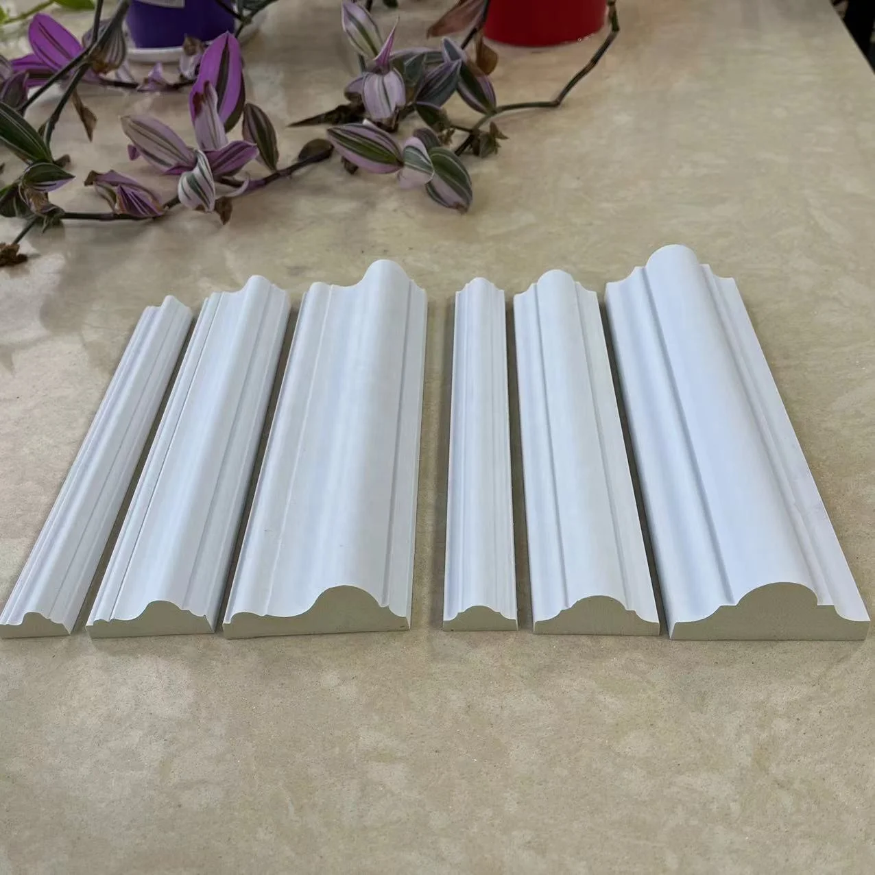 Wholesale 2cm 4cm 6cm PU Foam Moldings Polyurethane wall Mouldings Decoration for Saudi Arabia market