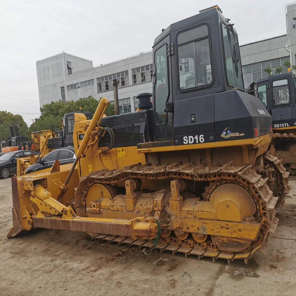 Used Bulldozer Shantui SD16  For Sales Second-hand Crawler Type Bulldozer Price Lower Shovel Capacity 4.5 m3