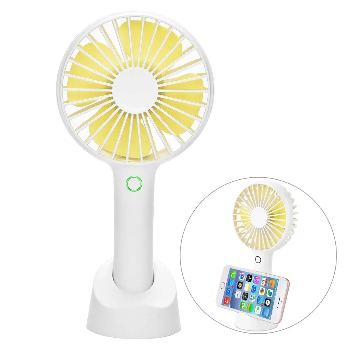 Fashion Favorite Portable Electrical Rechargeable Cooling Mini Table Usb Hand Held Fan Stand