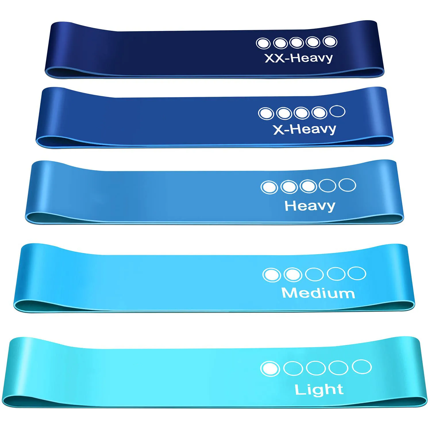 High Quality Pilates Band Manufacturers Sport Accessories Multiple Color Mini Loop Resistance Bands for Home Exercise
