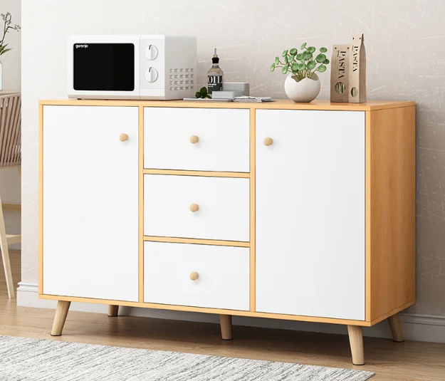 MFC Home Furniture Standing Clothes Storage Bedside Table Wood Cabinet Bedroom