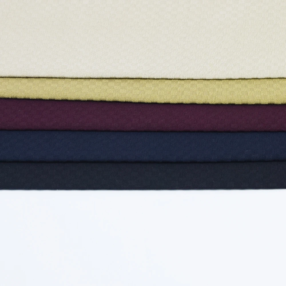 cotton modal  spandex soft touch feeling dobby design mens trousers fabric from China wholesale supplier