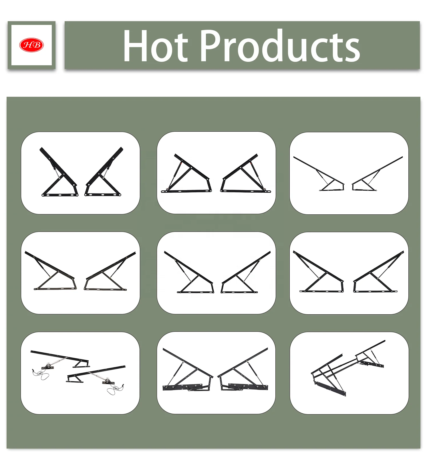 Furniture Accessories Storage Support Bed Lift Mechanism for wood slats platform bed frame