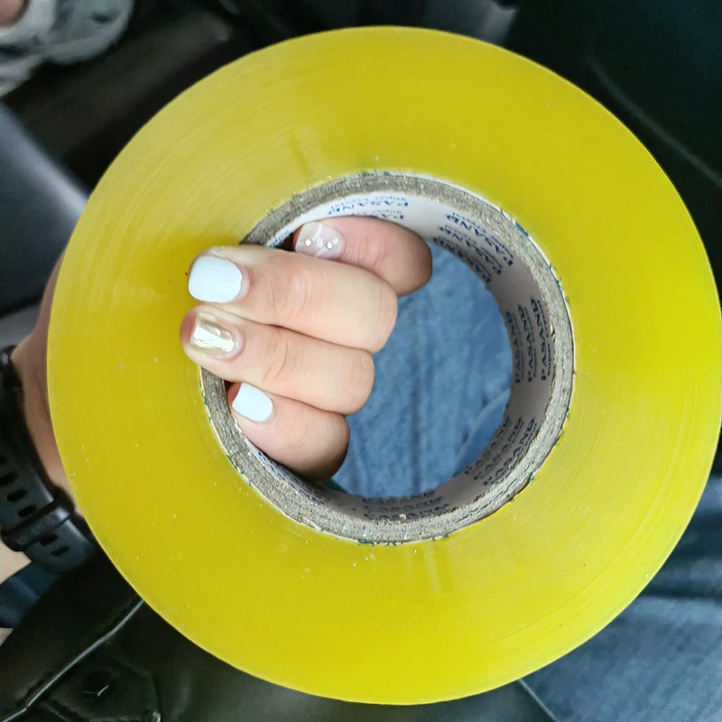 Super Clear  Color Bopp Hotmelt Packing Tape for Carton Sealing Low Noise Transparent Waterproof Adhesive Tape