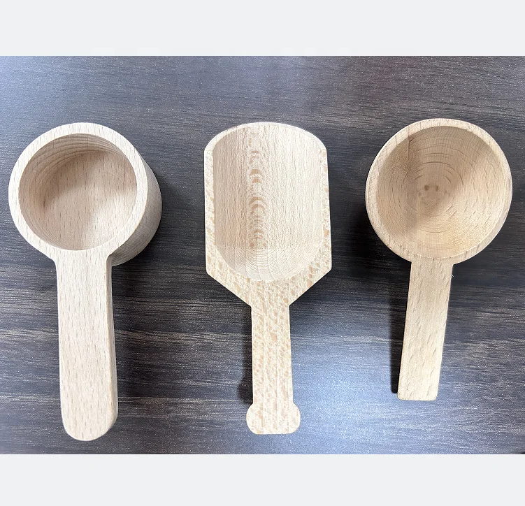Деревянная мерная ложка с короткой ручкой для зерновых моющее средство протеиновый порошок добавки