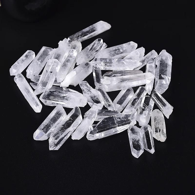
natural Healing crystal clear quartz strip rough crystals stone for sale 