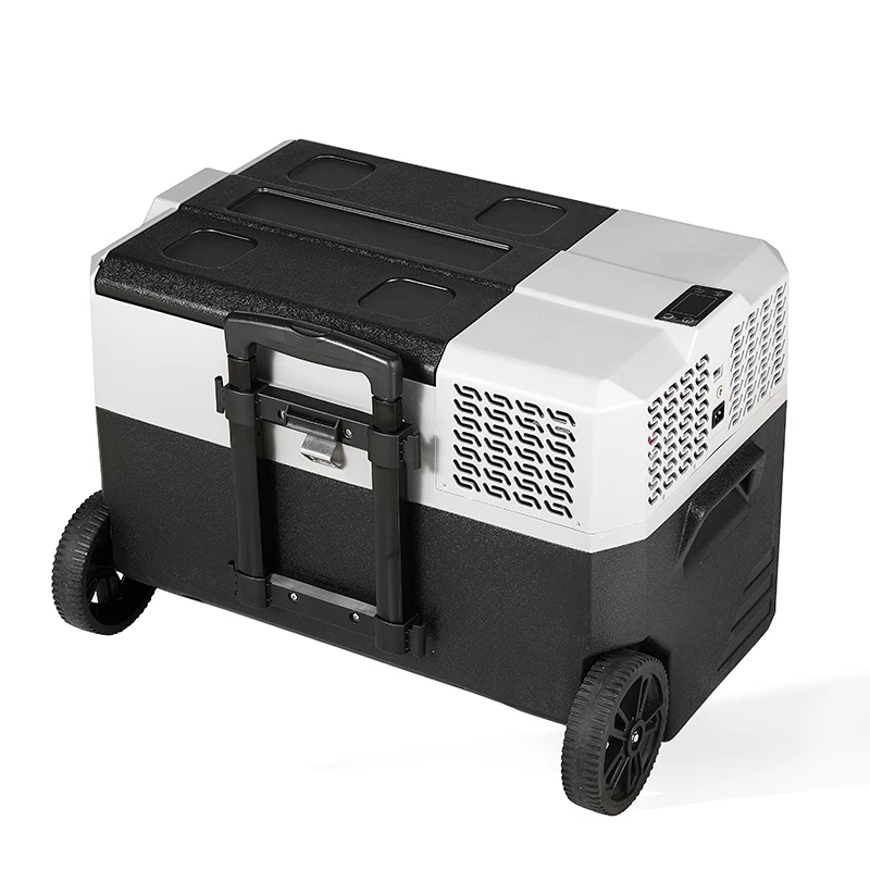 DC12v 24v Compressor Mini Car Fridge Freezer Outdoor Refrigerator 42 L Cooler Box for Camping Caravan Rv