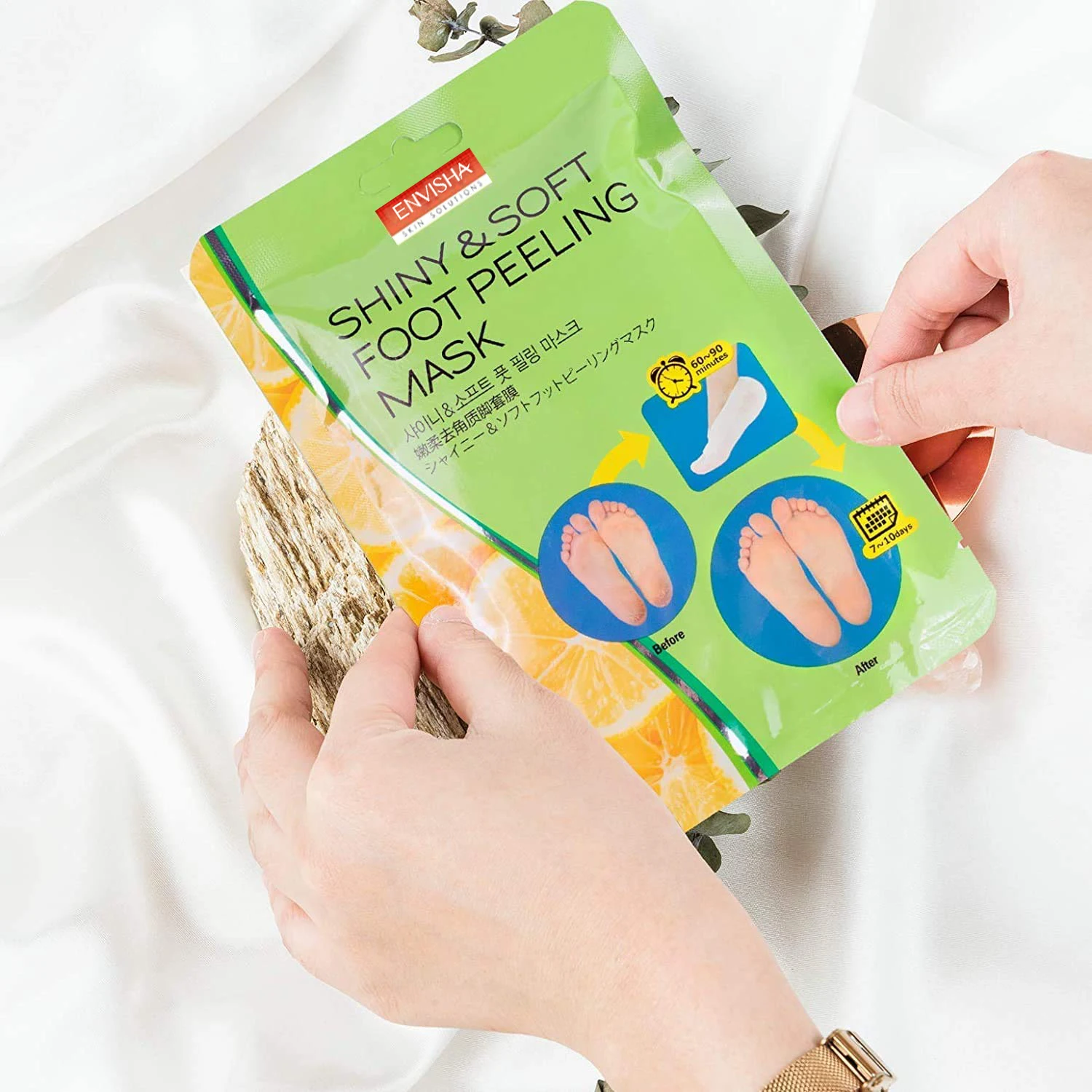 Foot Peel Mask Exfoliating Treatment Feet Skin Callus Removal Feet Mask