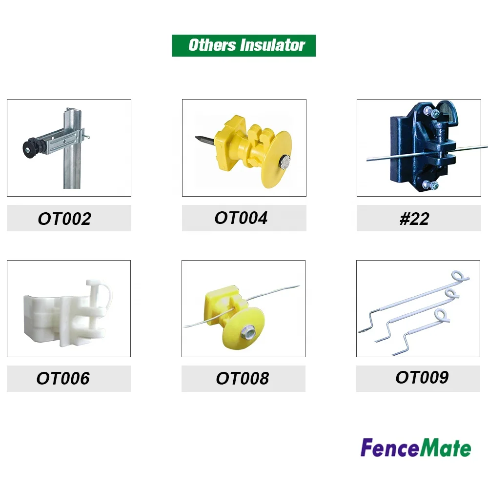 Electric Fence Pin-Lock Plastic Insulator Polymer Insulator With One Stop Service