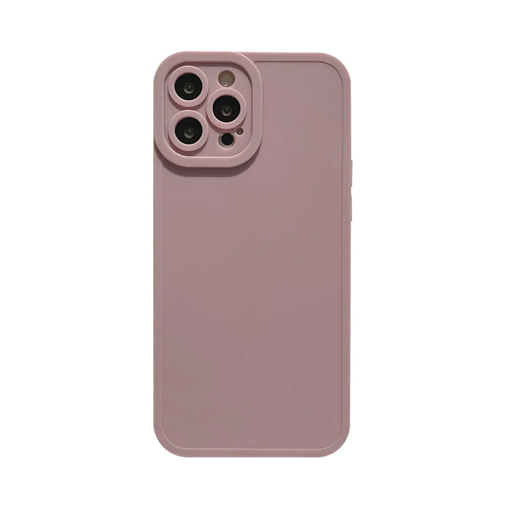 For iPhone 13 TPU soft durable mobile case multiple color matte feel camera protection cover for iPhone 13