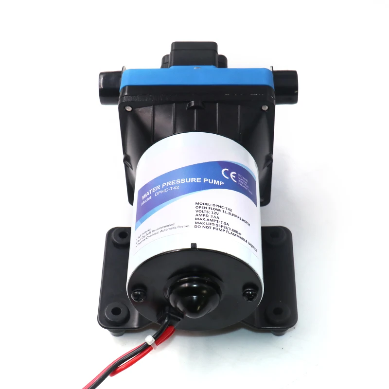 
Electric Water Pump DC 12V 24V self-priming High Pressure Micro Diaphragm Water Pump Automatic Switch 55psi 11.3LPM 