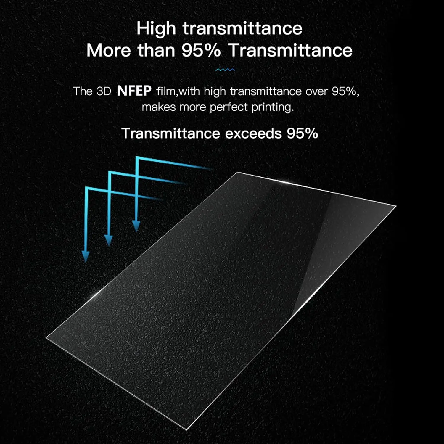 YouQi nFEP(PFA) Release Film with Protective Film for Large Resin 3D Printer