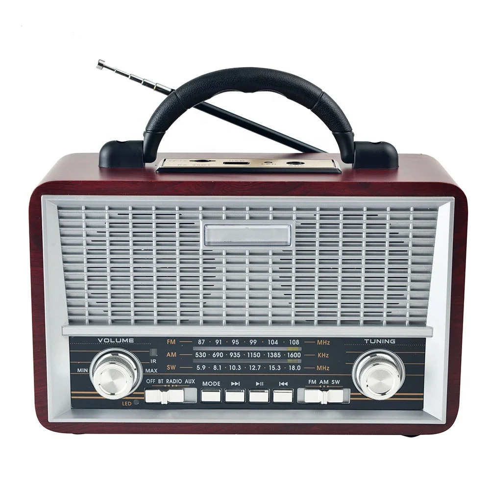 Customization OEM order  FM AM SW multi band radio Wireless portable  with remote control  with transformer  PX-33BT