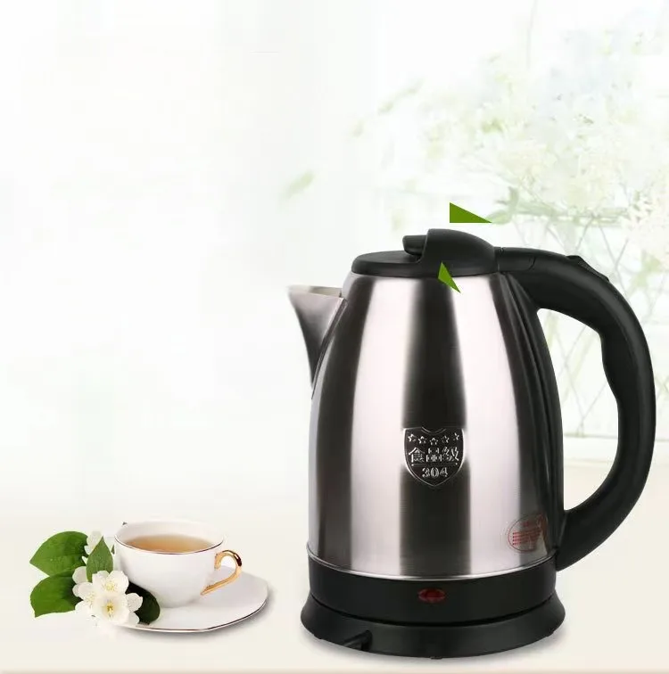 Home kitchen 1500W portable electric big capacity tea kettle boiling water