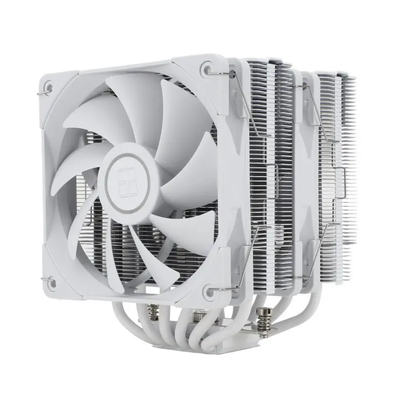 Охлаждающий вентилятор master Thermalright Pa120 для ЦП белый антигравитационный Aghp 6 тепловых трубок двухрядный радиатор