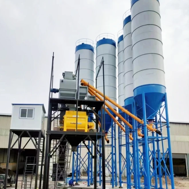 HZS60 China Top Brand 60 m3/h Concrete Machines Concrete Mixing Batching Plant with Factory Price