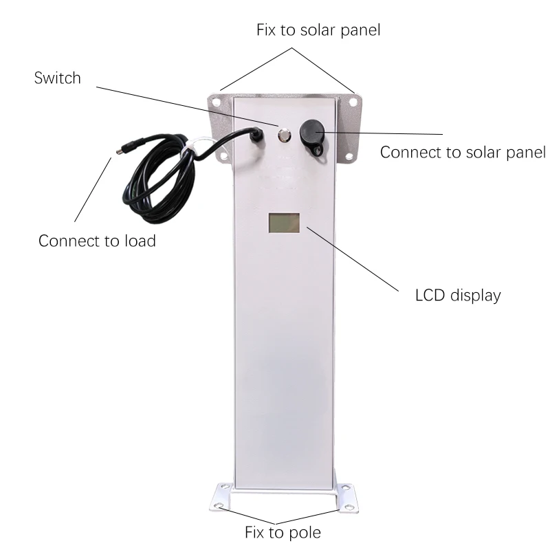 Outdoor Power Supply 100W Solar Panel Kit with 12V PWM Controller 60ah Battery PV Power Generation System for CCTV Cameras WiFiF