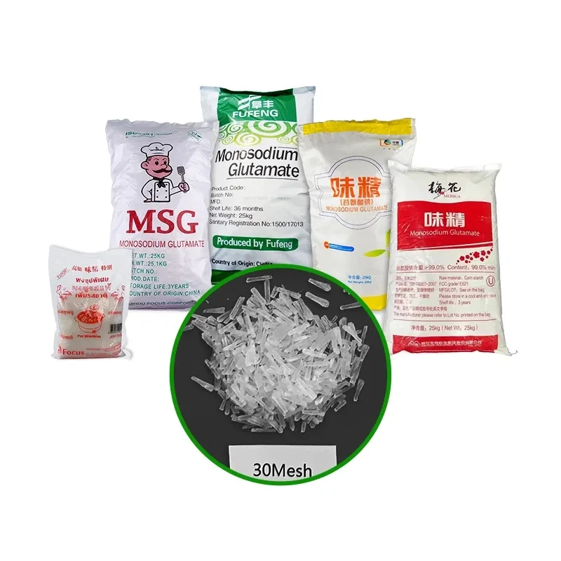 Msg Chinese Seasoning Salt Monosodium Glutamate Used for Food Additive