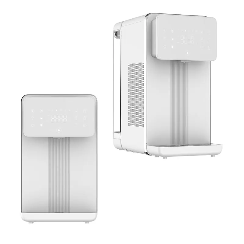 Hydrogen Alkaline Water Ionizer machine purification system dispenser tankless  with Ice water