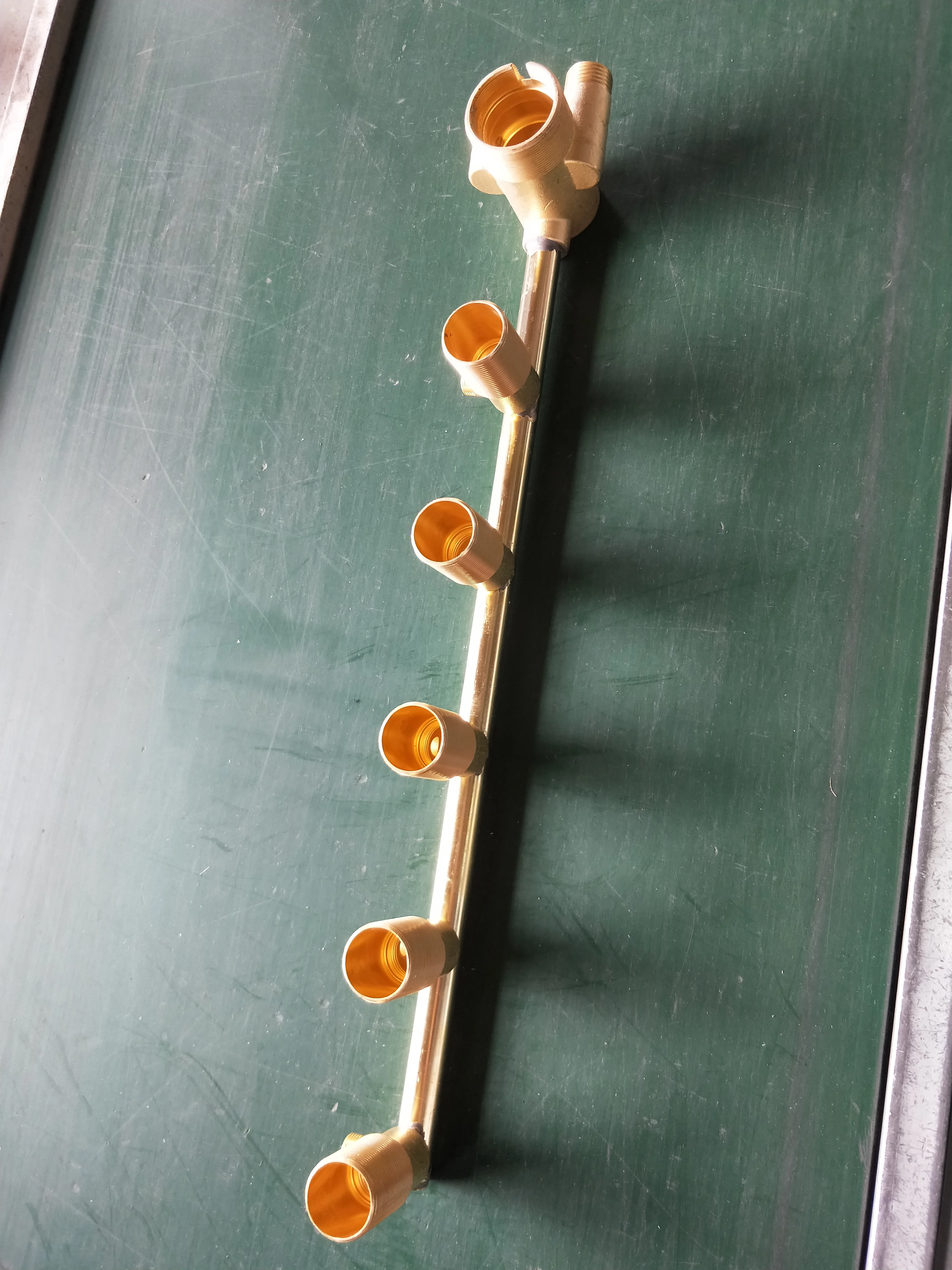 Factory Top  Brass thermostatic 6 Ways mixer taps  bathroom shower faucet