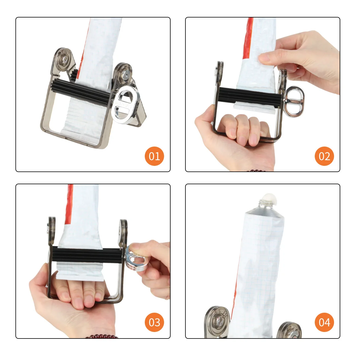 High Quality Salon Tool Milking Toothpaste Artifact Extruder Squeezing Facial Cleanser Hand Cream Pigment Hair Dye Tube Squeezer