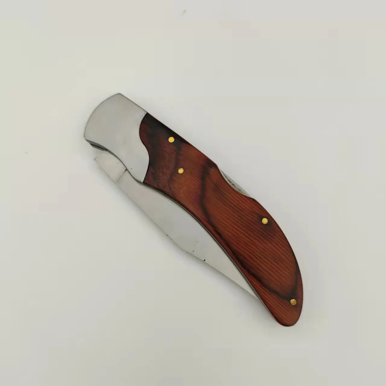 Custom Knives Slide Blade Folding Hunting Pocket Knife survival Wooden Handle