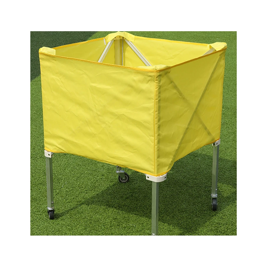 Foldable Ball Starge Cart Tennis Basket Cart Ball Car with universal wheel
