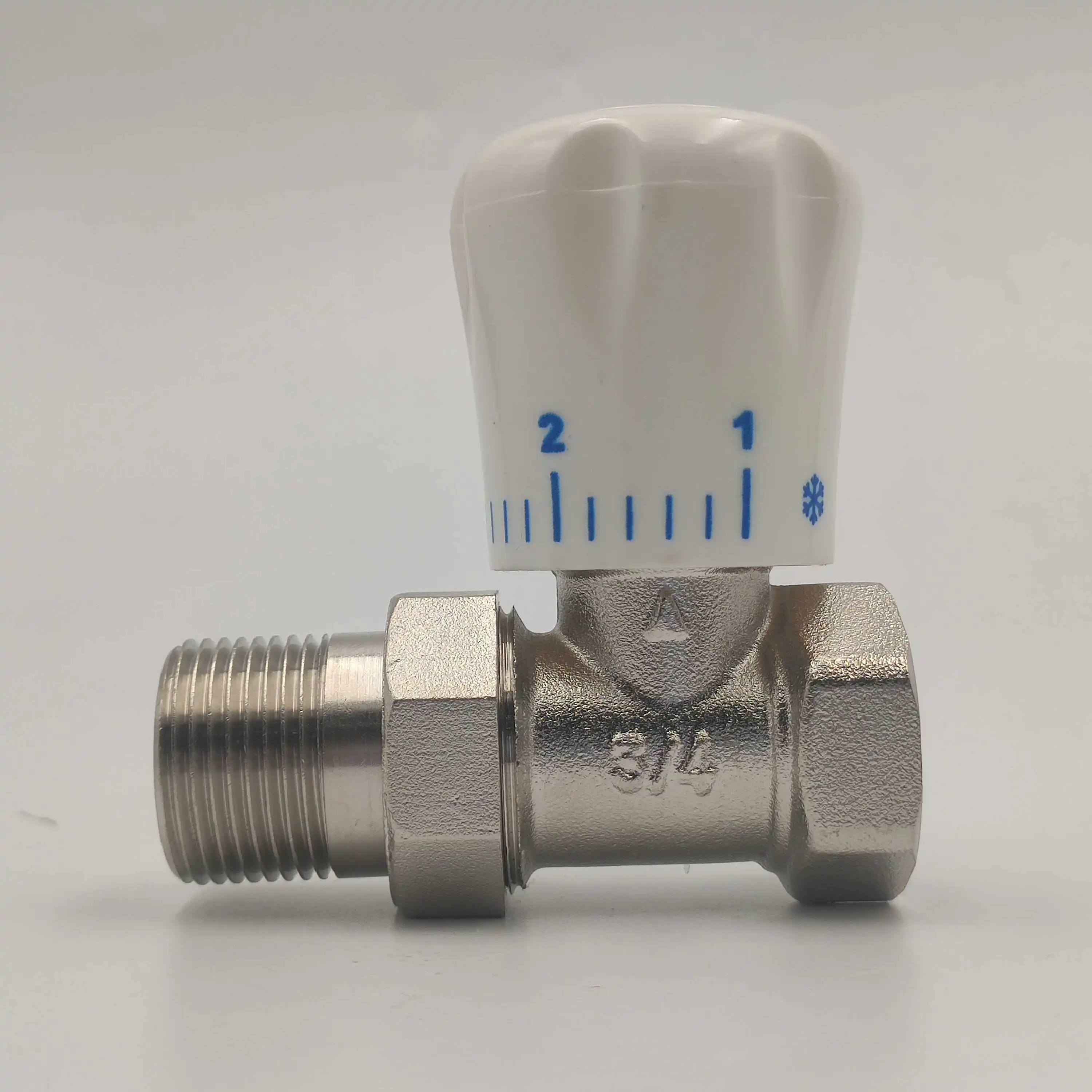Nickel Forged Brass Radiator Heater Radiator Valve with ABS Handwheel
