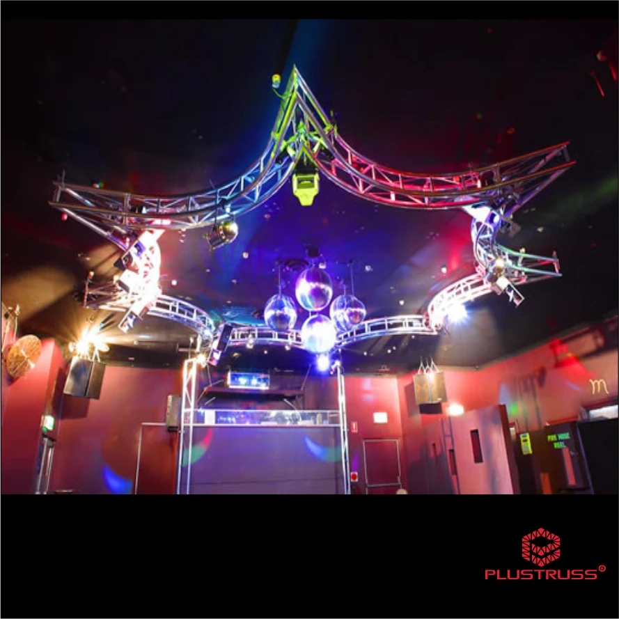 G24 aluminum truss stage lighting truss lightweight construction Truss display