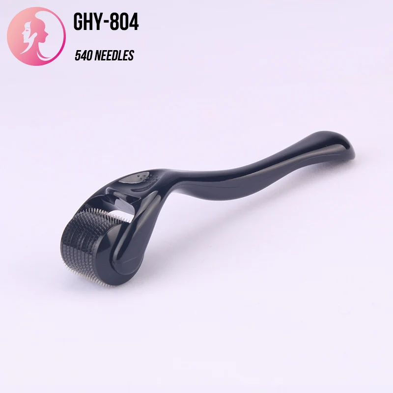 Wholesale Micro Needle Roller With black Head 540 Stainless Steel Needles Derma Roller