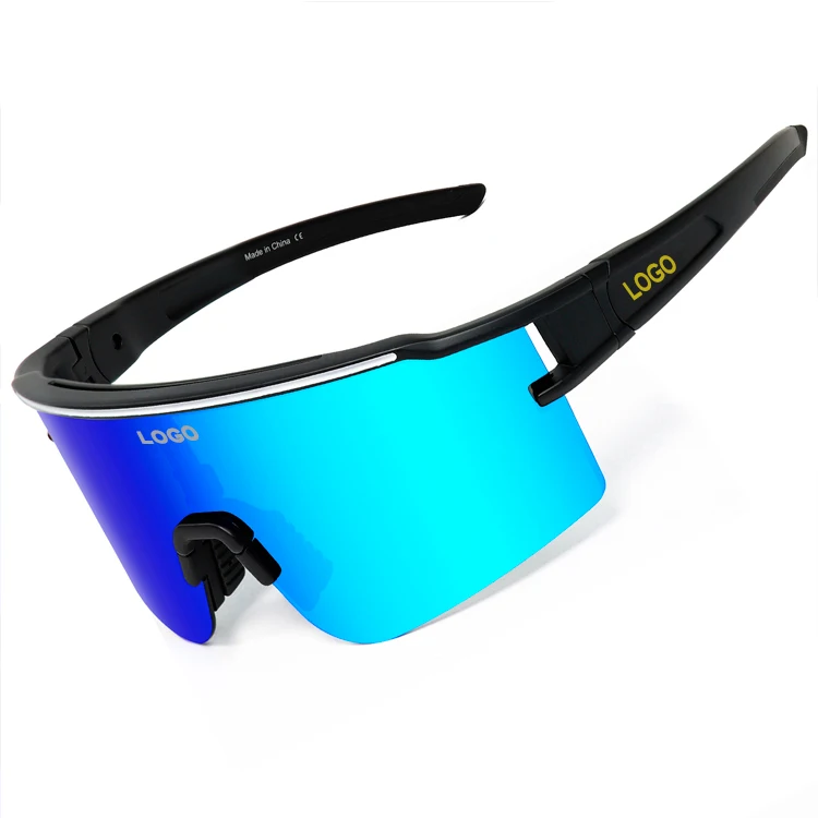 New Fashion Men Cycling UV400 Custom Sun Glasses Large Golf Ball Glasses Sunglasses Cycling Bicycle Polarized